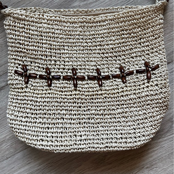 Relativity Boho Woven and Beaded Bag - Picture 2 of 6